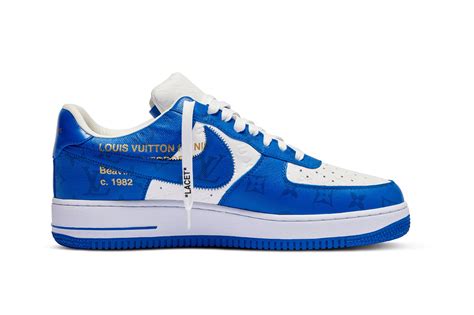 louis vuitton nike air force 1 blue price